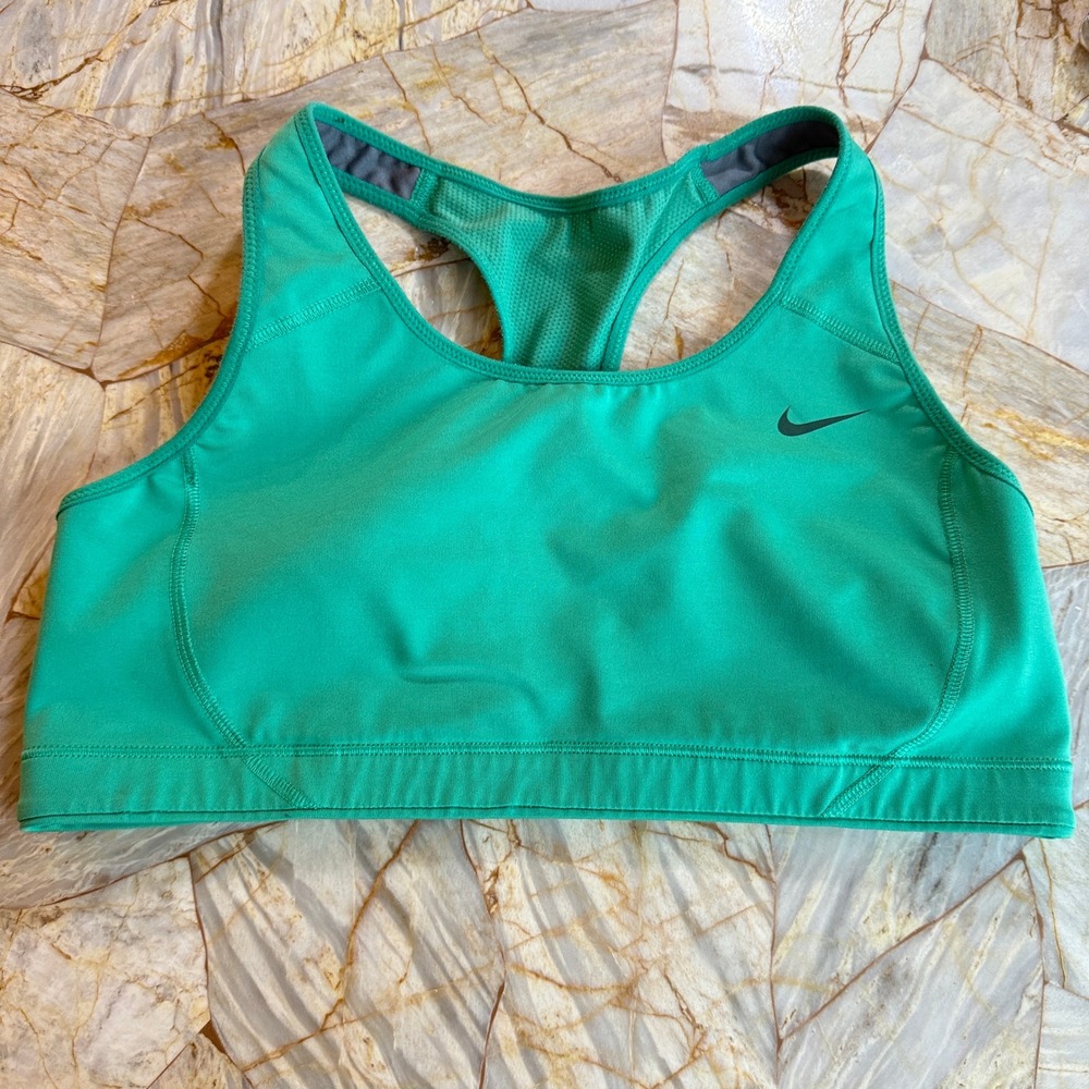 Nike Dri-FIT Teal‎ Racerback Sports Bra Medium Support Workout Athletic